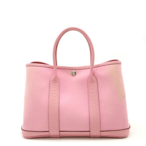 Hermes Garden Party TPM Tote Bag Pink - Picture 1 of 8